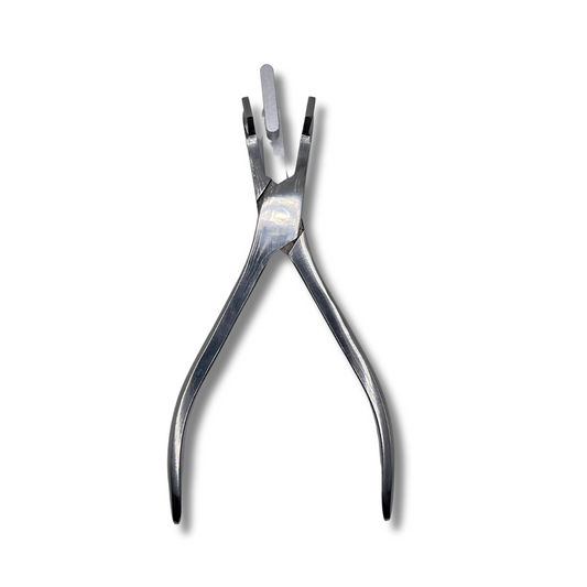 Key easing pliers with plate