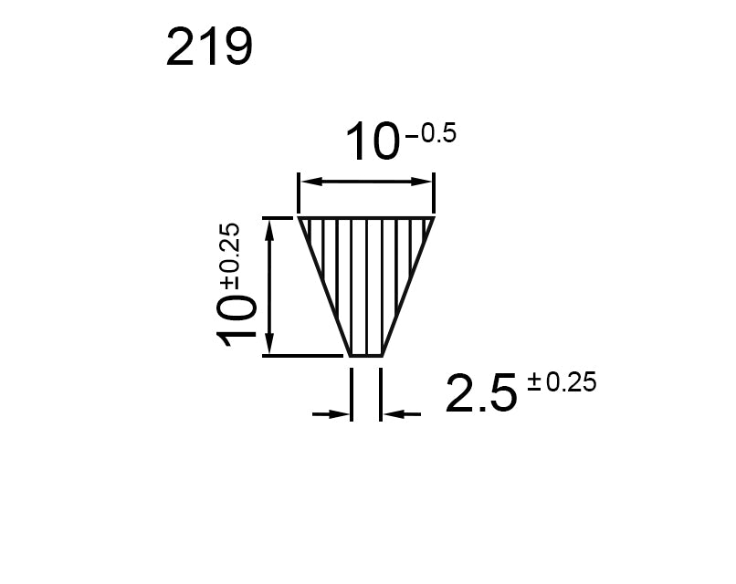 Bass Damper Felt Strips